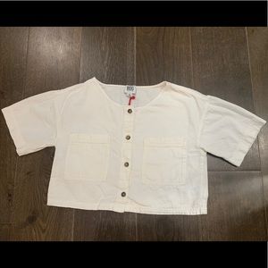 BDG white t-shirt blouse